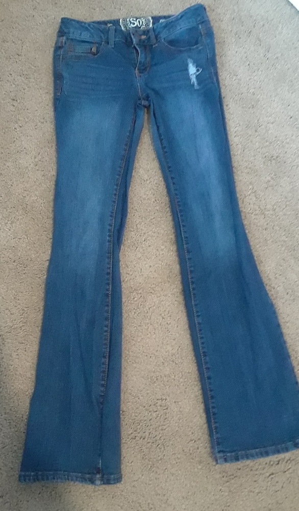 SO Bootcut Blue Jean‎ Pants